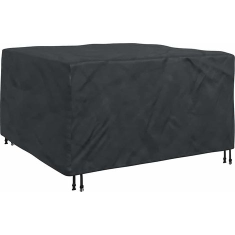 Housse pour mobilier d'extérieur Noir 150 x 150 x 75 cm 420D CFW85705 (1/4)