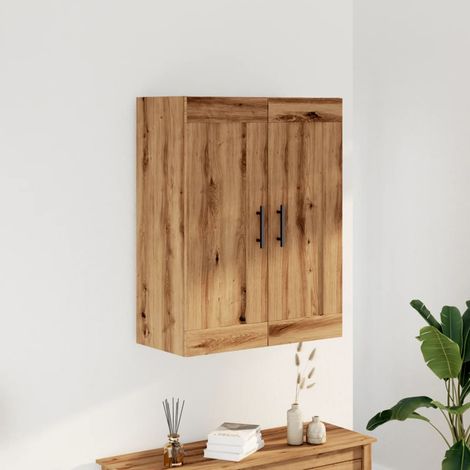 Armario de pared madera ingeniería roble artisian 69,5x34x90 cm vidaXL (1/5)