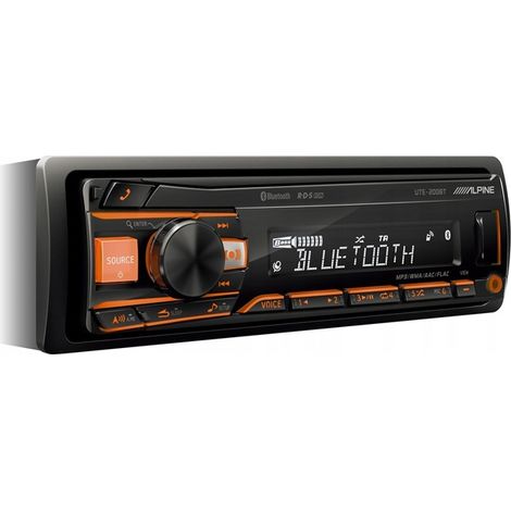 Autoradio Alpine UTE-201BT con Bluetooth, MP3 e USB, colore VarioColor. (1/5)