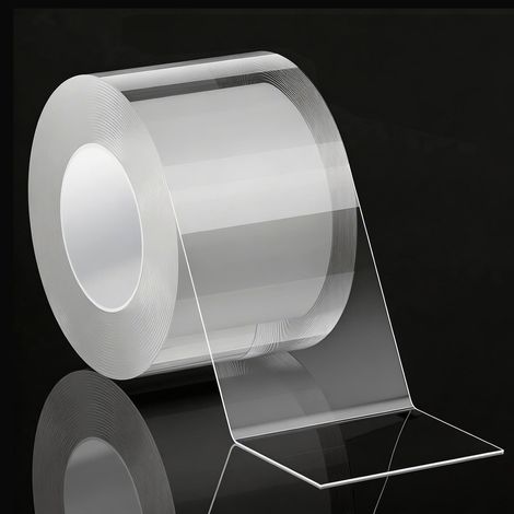 Joint Isolation Ruban d'étanchéité pour Porte et Fenêtre 5cmx10m Ruban Résistant aux Intempéries Transparente Autocollant Bande Etancheite pour Fenêtre d'hiver Anti Vent Poussière l'air Froid (1/5)