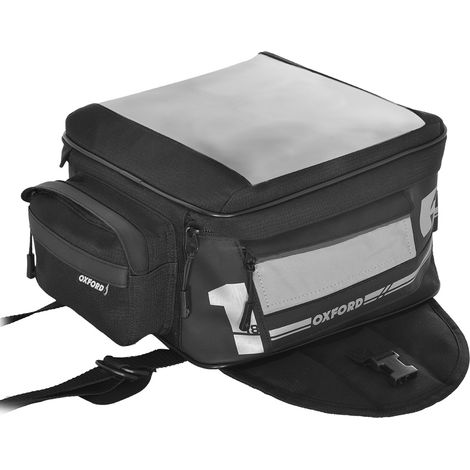 Sacoche de réservoir magnétique Oxford F1 pour moto, noire, 18 L