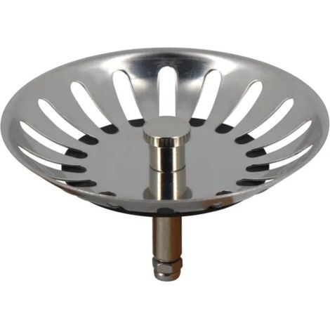 Cesta para desagüe Nicoll acero inoxidable extraíble diámetro 81mm 18 agujeros