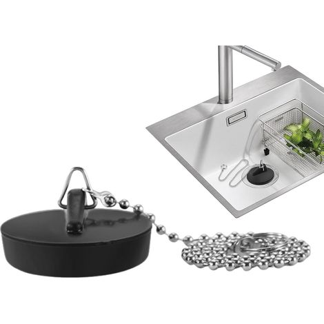 Capuchons d'évier, Bouchon d'évier anti-fuite, Bouchon d'évier polyvalent Bouchon d'évier résistant à l'usure, Bouchon d'évier de cuisine, Bouchon d'évier de salle de bain, (1/5)