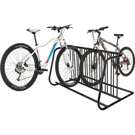 Fahrradständer, Platz für 10 Räder, geeignet für Reifen von 30 cm bis 74 cm, doppelseitiges Design, verstahltes Stahl, kratzfest (1/5)