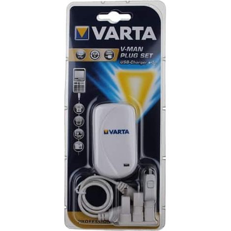 Varta - batterijlader - 0 - professional v-man plug upgraded (incl. Adapte - 57057201401 - 4008496680559