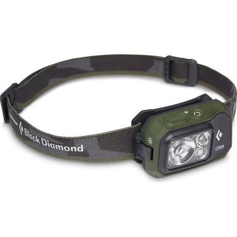 Lampada frontale Black Diamond Storm 450, impermeabile, colore oliva scuro (1/4)