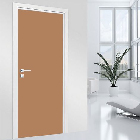 Stickers pour porte - Couleur tendance - 93 x 205 cm - Adhésif MAT (1/2)