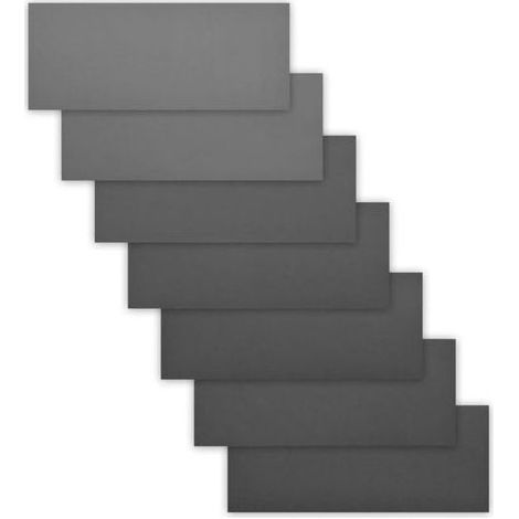 papier de verre sec ou à l'eau - 42x papier abrasif grain 800 à 3000 - Feuille abrasive pour poncer bois métal voiture meuble - 23 x 9,3cm (1/4)