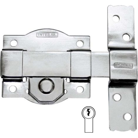 Cerrojo sobr. 30 bombillo 40 h-1zq. 86mm bombillo 45mm izq a