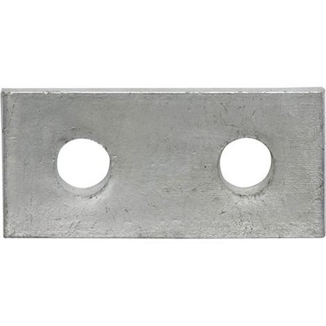 Flat Plate 2 Hole Bracket 40 x 84 HDG - Box of 50