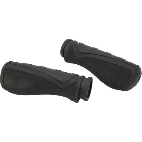 Poignées de protection antidérapantes en caoutchouc absorbant les chocs pour guidon de trottinette électrique SmartGyro (noires) (1/5)