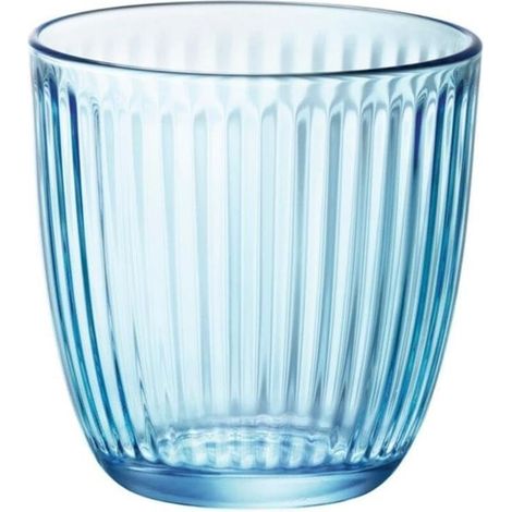 Bouteilles d'eau bleues, lot de 6
