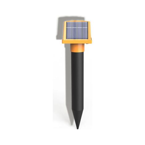 Nouveau répulsif à rongeurs haute puissance avec lumière LED, répulsif à serpents à convertisseur de fréquence ultrasonique, répulsif à rongeurs solaire d'extérieur, multifonctionnel, capteur infrarou