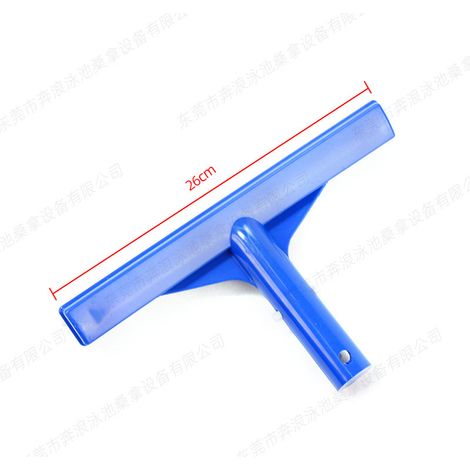 Brosse piscine caoutchouc 10p – Moulé monobloc – Nettoyage doux – Entretien piscine (1/3)
