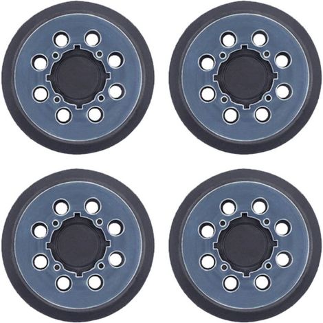 4 patins ponçage 125mm 8 trous - Compatible DeWalt DWE6423/DW420 - Remplacement direct - RSP54 équivalent