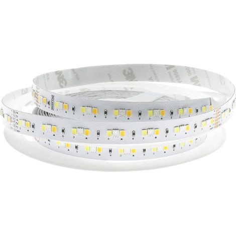 Tira Led 24V Dc Smd2835+3535 Classique Ip20 Rgb+Cct 168 Led/m - 5 Métros - Ledme - LM2473 (1/3)