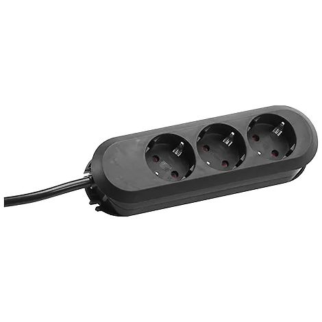 Bachmann Tischsteckdose 3f. 1,50m, sw 388.170 (1/2)