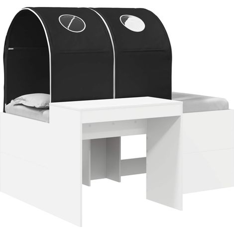 Maison Exclusive - Letto con Tunnel 4 pcs Rovere Artigianale e Nero (1/5)