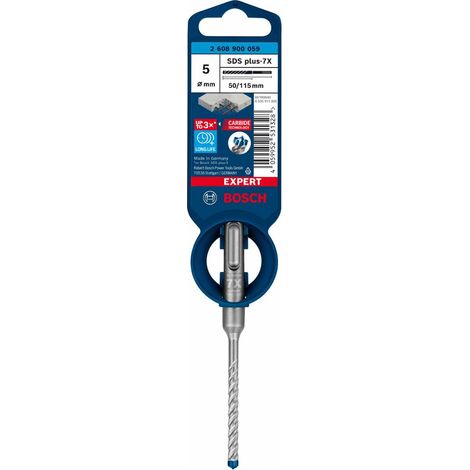 BOSCH-A PUNTA SDS PLUS-7X EXPERT  5X 50/115 MM