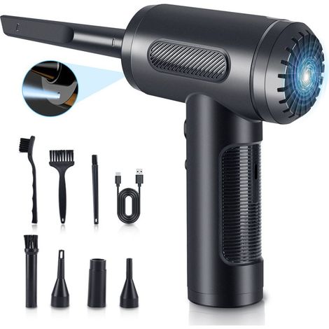 Souffleur Air Comprimé - Souffleur de poussière sans fil - 3 vitesses - 110000 tr/min - 6000mAh (1/5)