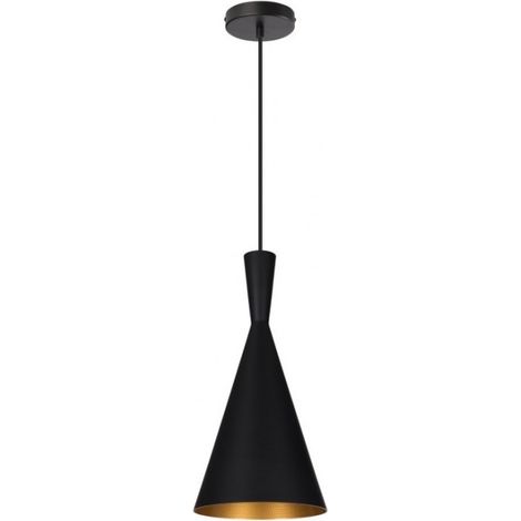 Lampe suspendue Héra - Noir - Culot E27 - DeliTech® (1/4)