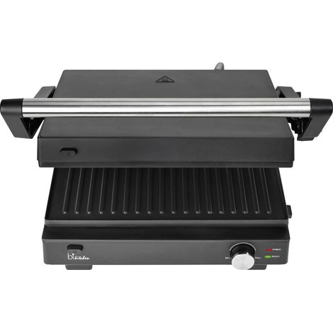 BiKitchen grill 200 électrique Grill à contact voyant lumineux, rabattable, réglage de la températur (1/4)