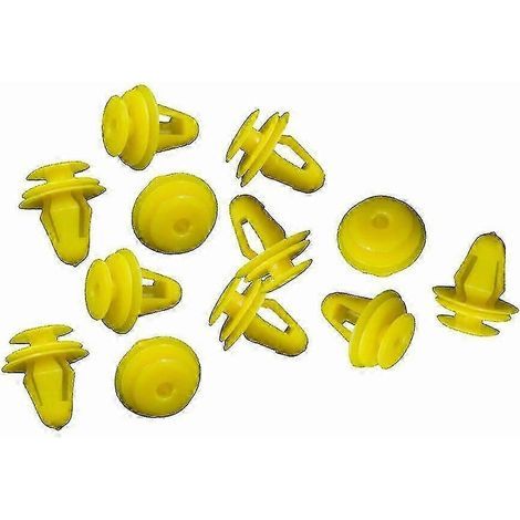 Clips de garniture de porte compatibles, pièces automobiles, accessoires intérieurs de voiture, 50 clips jaunes (1/5)