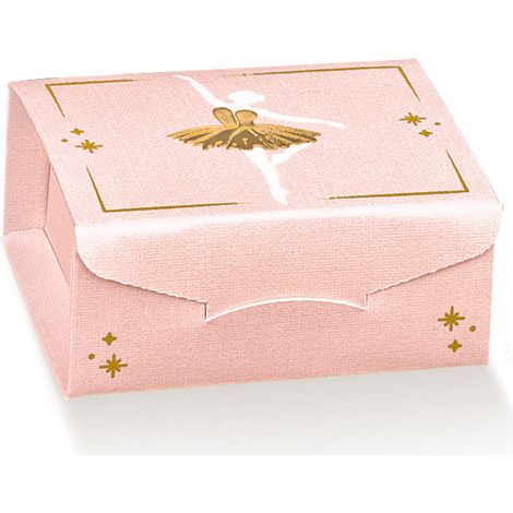 Scotton Gift Scatola Portaconfetti 70 x 70 x 30 Mm Ballet 10 Pz