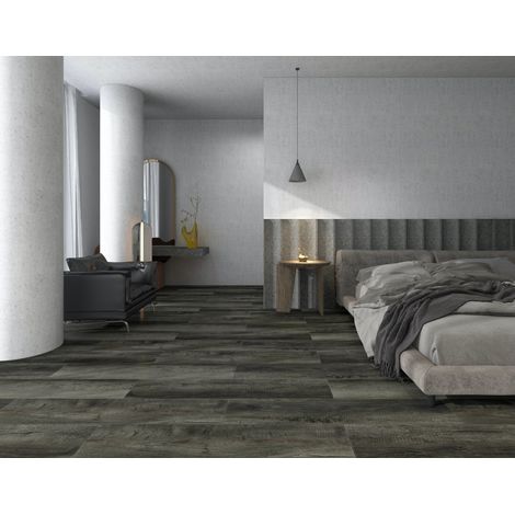 Sol Vinyle Clipsable SPC Lames PVC Effet Parquet 5 mm avec IXPE Compatible Chauffage au Sol 10 Lames 2,554 m² (1/5)