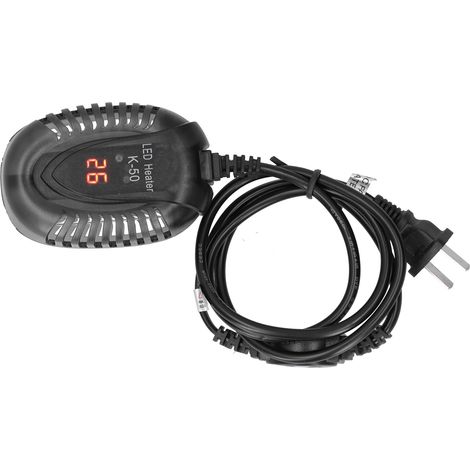 LED-Tauchheizer für Aquarien mit externem Thermostat, Quarzstab, 25 W, 220–240 V, CN-Stecker für Fische (1/5)