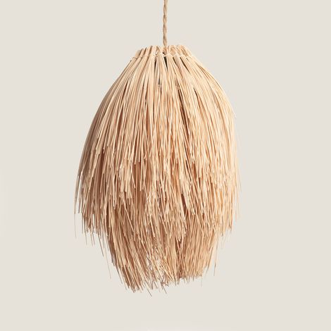 Lampada a Sospensione Rattan Kathu Manyoya Naturale (1/5)