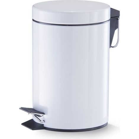 Poubelle de salle de bain, poubelle - 3 l, couleur taupe, ZELLER