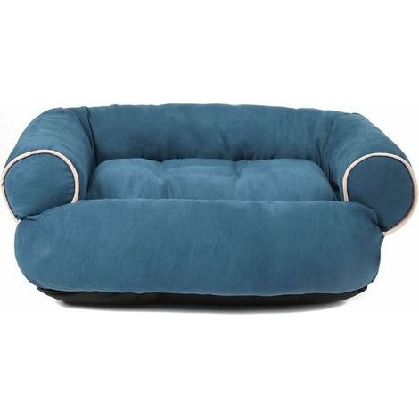 Deep Sleeping Dog Sofa Bed High Quality Cat Litter Winter Warmer Thicker Pet Bed for Small Cats and Dogs (2XL,Blue) (1/3)