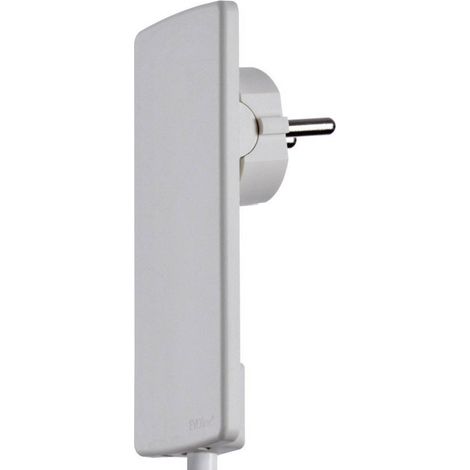 Fiche plate à contact de protection – Prise de courant complète – Mode de pose encastré – Indice de protection IP20 – 5 mm d'encombrement – Evoline (1/6)