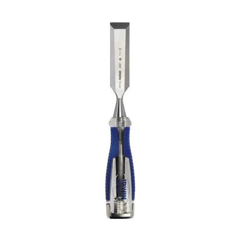 Cincel para madera IRWIN MS750 12 mm acero al carbono bisel estrecho mango ergonómico azul