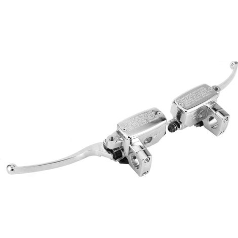 Kupplungssatz, Hauptzylinder, hydraulischer Bremshebel, Pumpe, Motorrad, Quad, ATV, Lenker, 1 Zoll, Silber (1/5)