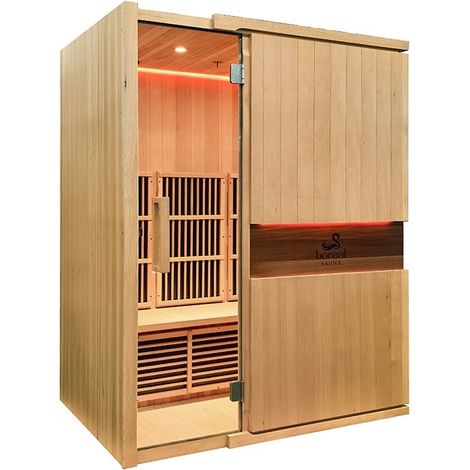 Sauna infrarouge BOREAL® CARBONE IR3 (3 PLACES) - 150x105x190H (1/5)