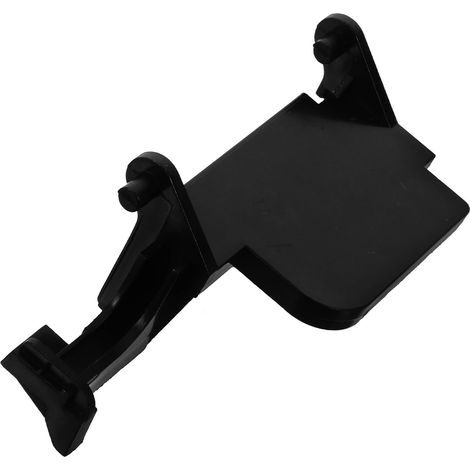 Repuesto de puerta para microondas, pieza de repuesto para horno microondas, pestillo de puerta de plástico negro, compatible con varios modelos, fácil instalación. (1/5)