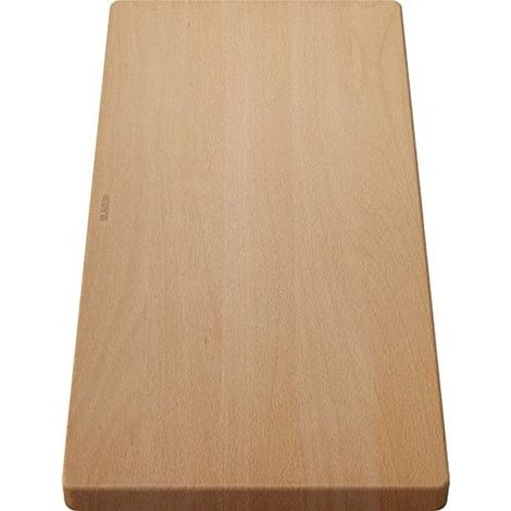 BLANCO Tagliere in faggio massiccio  540 x 260 mm  Per lavelli e piatti con installazione classica dall'alto Il tagliere guidato sui bordi esterni del lavello permette di lavorare in modo