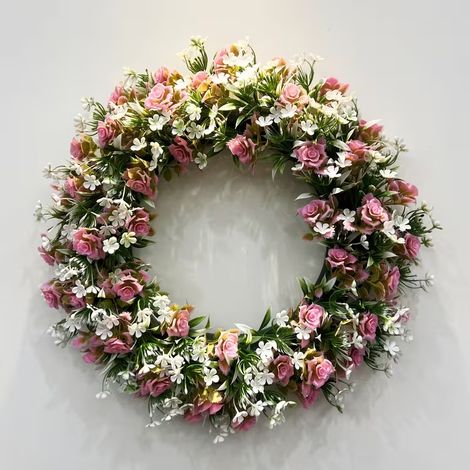 Les accessoires de mariage artificiels ornés de petites roses sont utilisés pour la décoration florale, la décoration de couronnes de mariage, les portes d'entrée, les jardins, etc.-AquaForge (1/5)