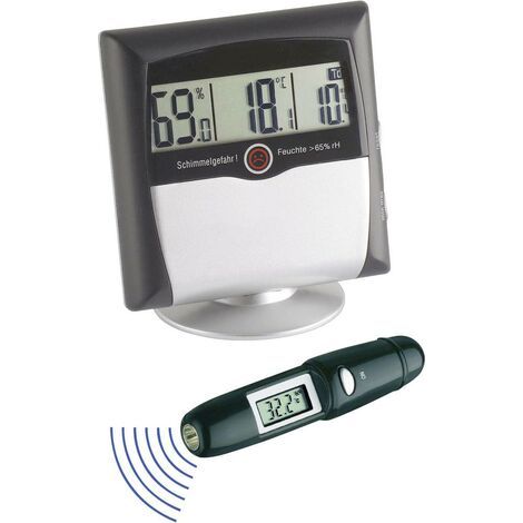 TFA Dostmann MS-10 Hygromètre 1 % HR 99 % HR set hygromètre + thermomètre infrarouge Q59854 (1/5)