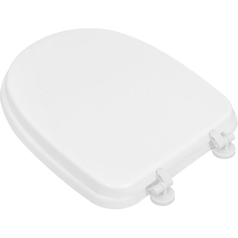 Toilettensitzbezug mit Schaumstoffpolsterung in heller Farbe