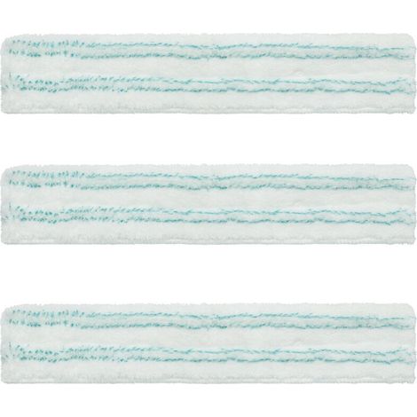 Lntyq Leifheit Housse de rechange lave-vitres 3-en-1, housse de lave-vitres en microfibres micro duo, éponge de nettoyage extrêmement absorbante et puissante, chiffon pour vitres et cadres de fenêtres