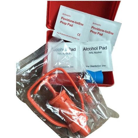 Kits de premiers secours pour morsures de serpent, kits de premiers secours pour piqûres d'abeilles, pompes d'aspiration pour extracteurs de venin (voir illustration) (1/5)