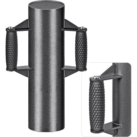 Enhanced Post Driver avec poignées antidérapantes pour poteau en T de 7,3 kg, poteau de clôture de 43,2 cm pour poteaux de clôture métalliques, poteaux en T, canaux en U, diamètre intérieur = (1/5)