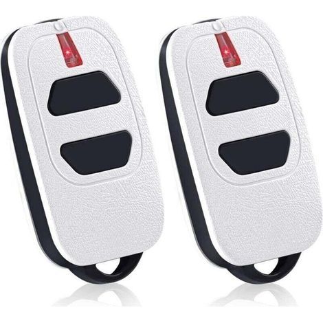 Télécommande de porte 433,92 MHz compatible avec les télécommandes de porte de garage DEA GTI2/4, GT2/4, Mio TR2/4 et Mio TR2N/4N, lot de 2 (1/4)