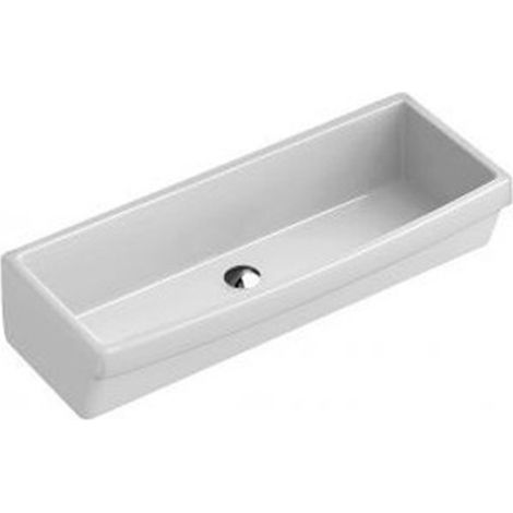 Villeroy & Boch – Station de lavage O.novo 68200001 1000x415mm – Céramique sanitaire – Fixation sur consoles – Blanc alpin (1/6)