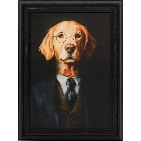 Toile imprimée Richa 30x40cm noir - Atmosphera créateur d'intérieur (1/4)