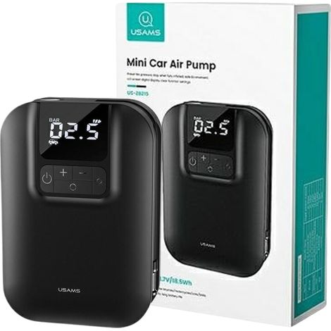 Usams Minipumpe US-ZB215 Luftpumpe für Autos 5000 mAh CQBZB21501 (1/5)