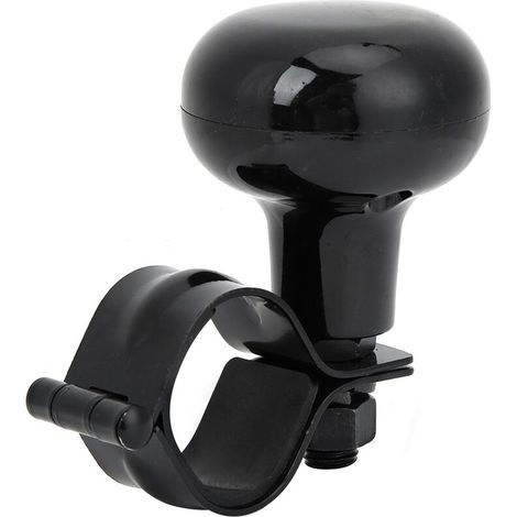 Ej.Life Bouton auxiliaire de booster de boule de volant pour voiture universelle noir (1/5)